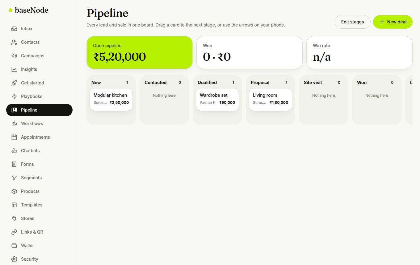 Pipeline with a custom stage (laptop)
