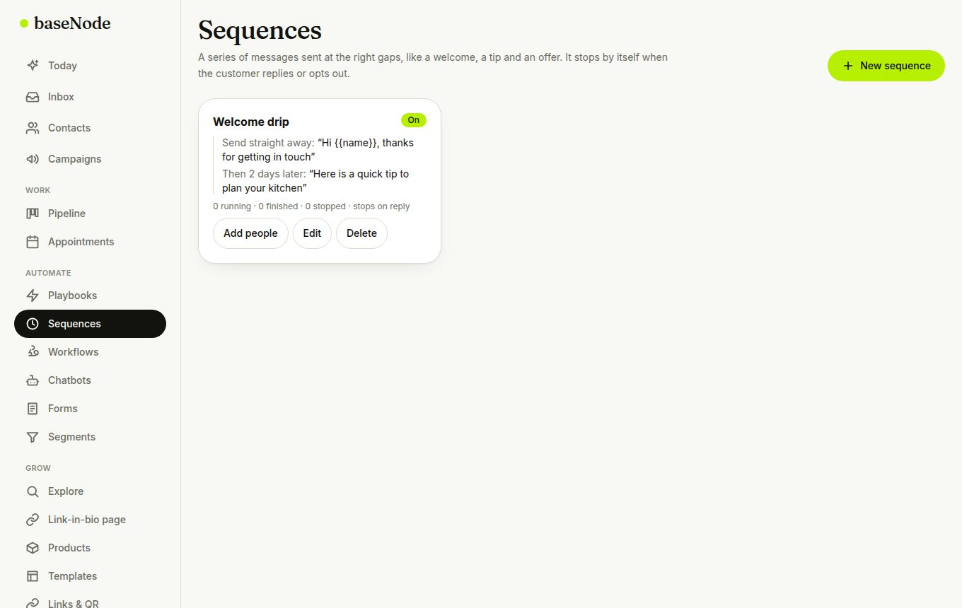 Your sequences (laptop)