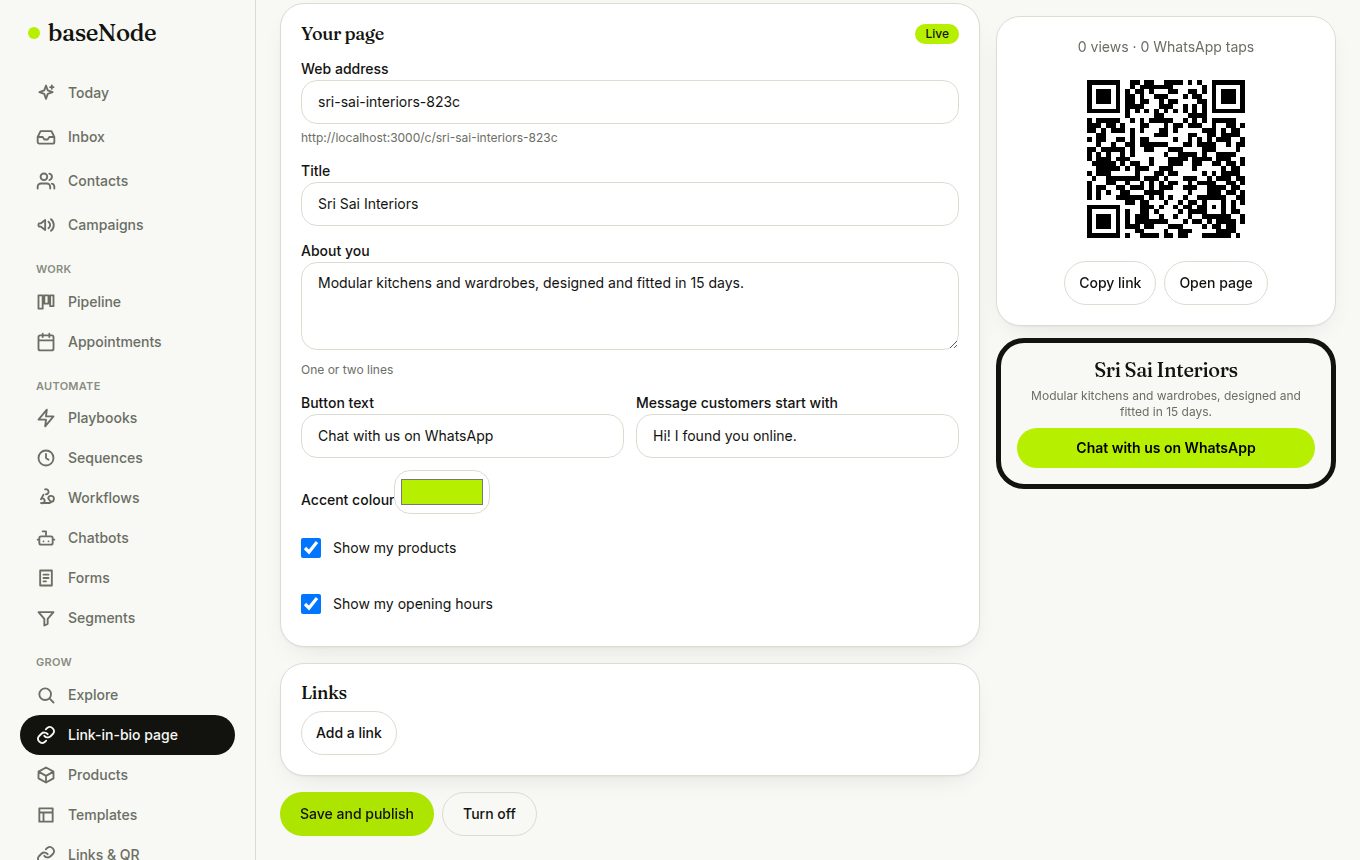 Page editor (laptop)