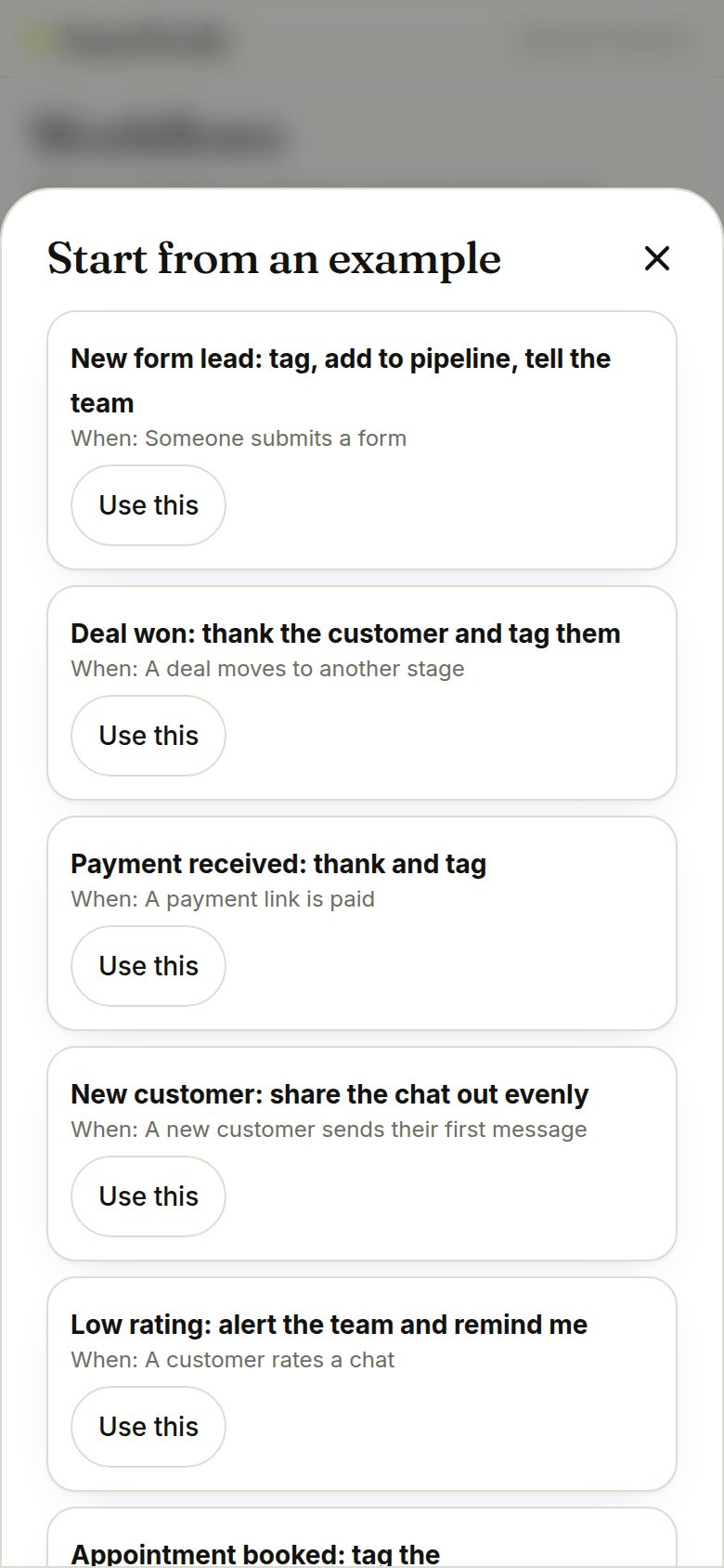 Examples (phone)